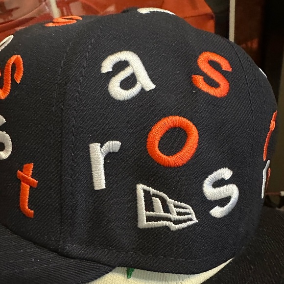 Houston Astros New Era Team Confetti 59FIFTY Fitted Hat - Picture 3 of 7